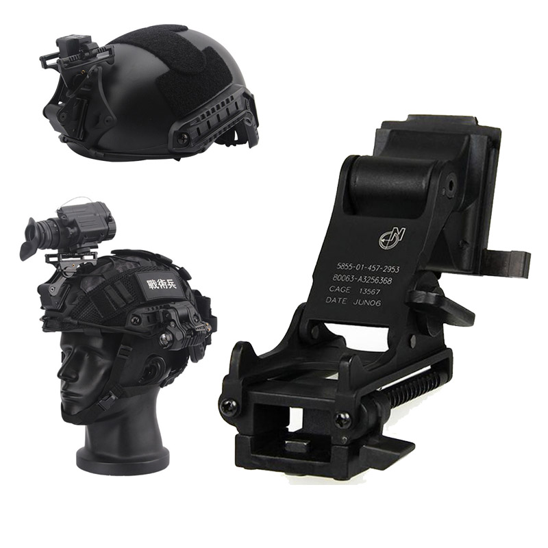 Airsoft Paintball Shooting Tactical Fast Helmet Accessory PVS-7 PSV-14 Night Vision Goggle NVG Mount NO01-102, Black
Airsoft Paintball Shooting Tactical Fast Helmet Accessory PVS-7 PSV-14 Night Vision Goggle NVG Mount NO01-102, Black