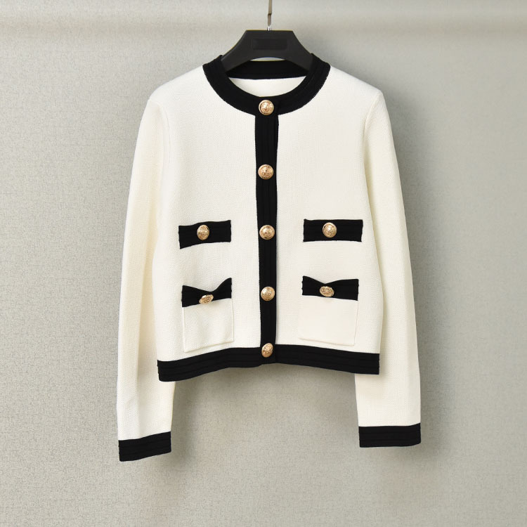 1226 2022 Milan Style Spring Summer Brand Same Style Sweater Print Long Sleeve Crew New Black White Cardigan Women Clothes lanlingge
1226 2022 Milan Style Spring Summer Brand Same Style Sweater Print Long Sleeve Crew New Black White Cardigan Women Clothes lanlingge