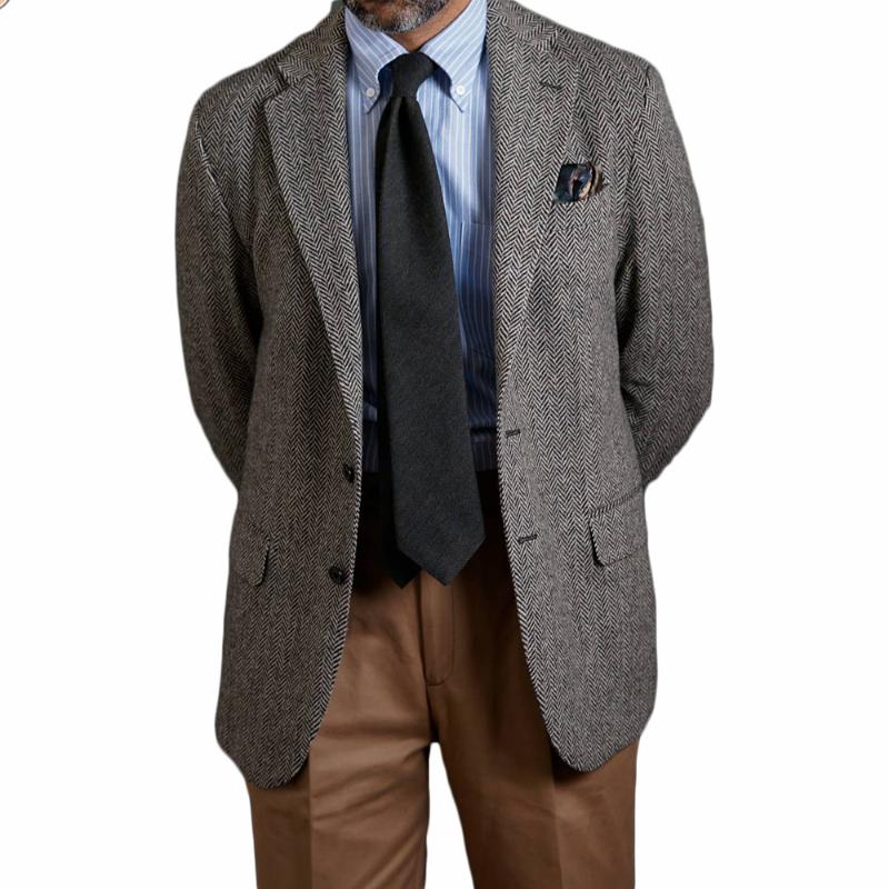 2021 Winter Striped Smart Casual Singal Breasted England Style Wram Top Thick Woolen Winter Man Suit Jacket Fashion, Pic
2021 Winter Striped Smart Casual Singal Breasted England Style Wram Top Thick Woolen Winter Man Suit Jacket Fashion, Pic