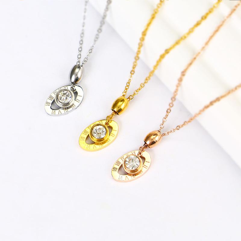 Chains Titanium Stainless Crystal Eye Pendant Necklace Gold Dipped Charm Durable Color Women Jewelry RX081
Chains Titanium Stainless Crystal Eye Pendant Necklace Gold Dipped Charm Durable Color Women Jewelry RX081