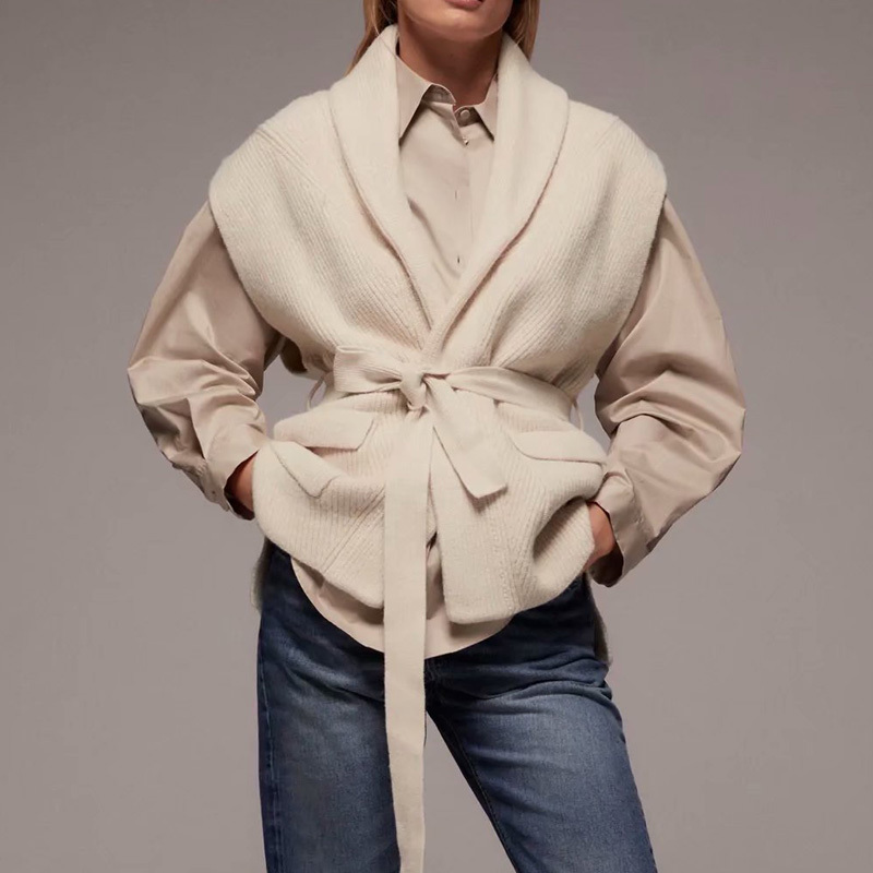 KUMSVAG Women Autumn Casual Knitting Vest Coats Sleeveless Sashes Bow Pocket Open Stitch Female Fashion Waistcoat Outerwear 210204
KUMSVAG Women Autumn Casual Knitting Vest Coats Sleeveless Sashes Bow Pocket Open Stitch Female Fashion Waistcoat Outerwear 210204