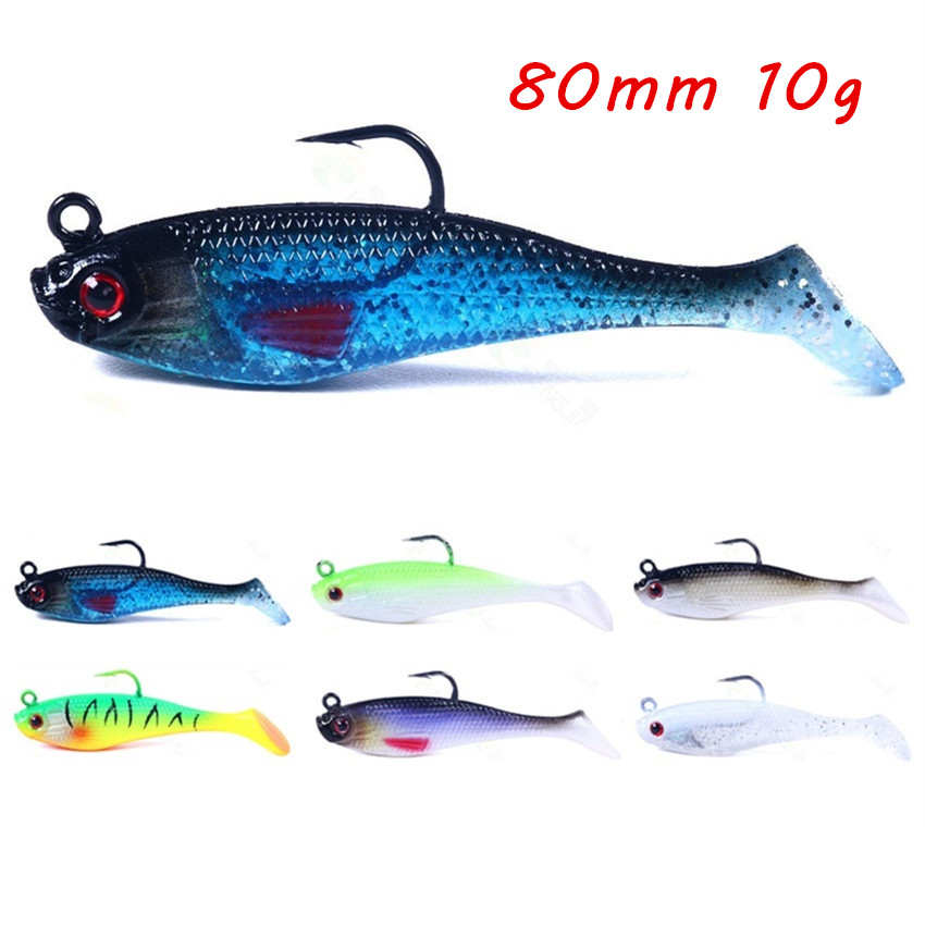 6 Color Mixed 80mm 10g Jigs Fishing Lure Soft Baits & Lures Fishing Hooks Single Hook Pesca Fishing Tackle KL_IU10
6 Color Mixed 80mm 10g Jigs Fishing Lure Soft Baits & Lures Fishing Hooks Single Hook Pesca Fishing Tackle KL_IU10
