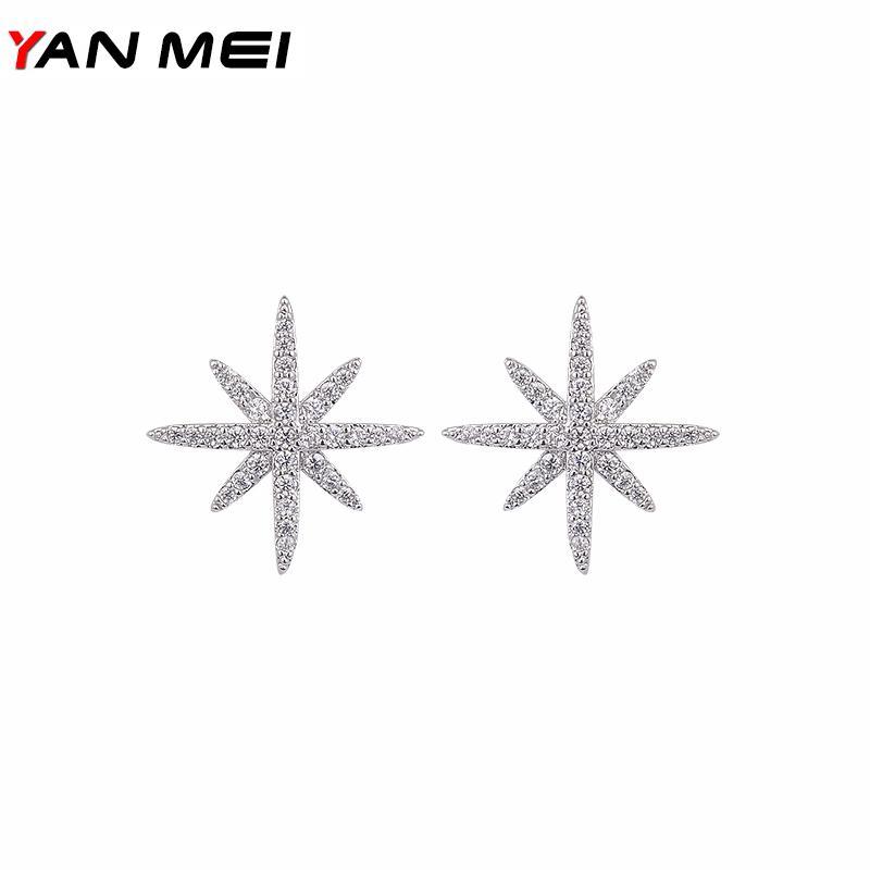 High Quality Zircon Octagonal Star Paragraph Rhinestone Earrings Fashion Jewelry Sliver Earrings YME4920A
High Quality Zircon Octagonal Star Paragraph Rhinestone Earrings Fashion Jewelry Sliver Earrings YME4920A