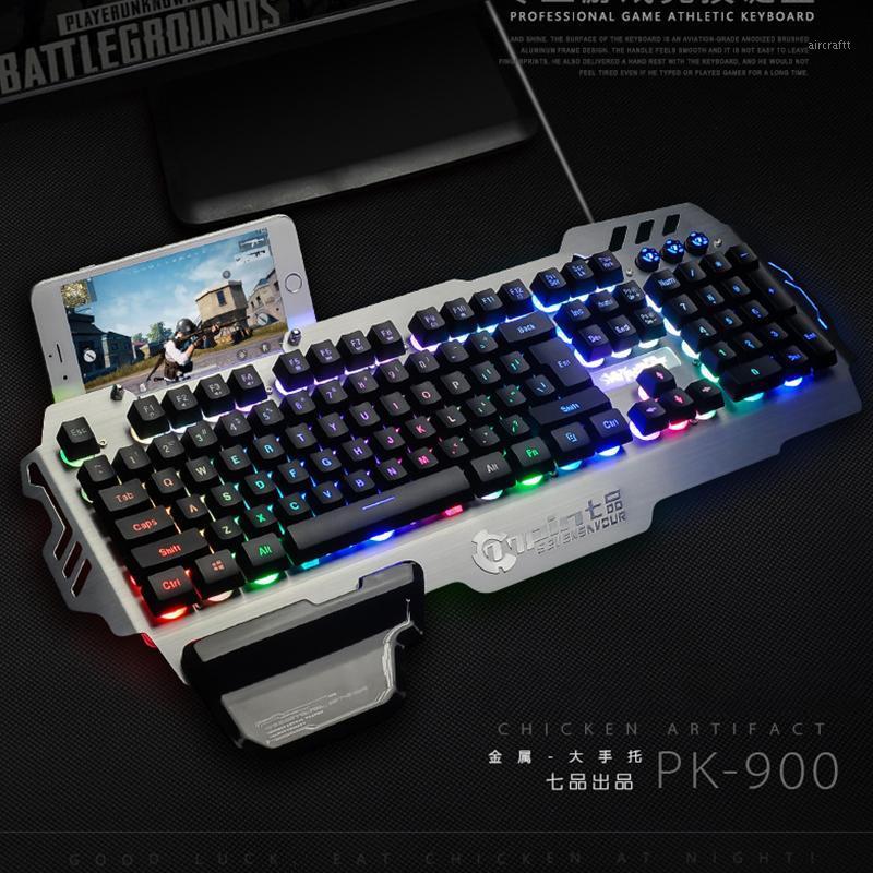 Gaming Keyboard Mechanical Wired USB Gaming Professional Blacklight LED Ajustable Light With Metal Panel For PC Gamer1
Gaming Keyboard Mechanical Wired USB Gaming Professional Blacklight LED Ajustable Light With Metal Panel For PC Gamer1