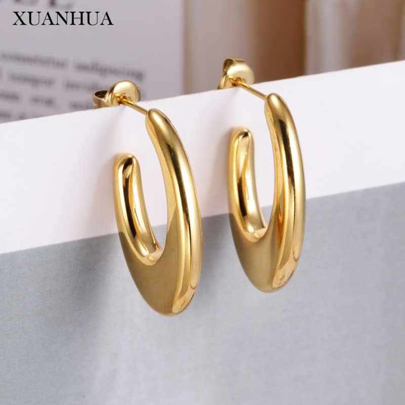 XUANHUA Small Hoop Earrings For Women Korean Earings Fashion Jewelry Accessories Stainless Steel Jewelry Woman Charms
XUANHUA Small Hoop Earrings For Women Korean Earings Fashion Jewelry Accessories Stainless Steel Jewelry Woman Charms