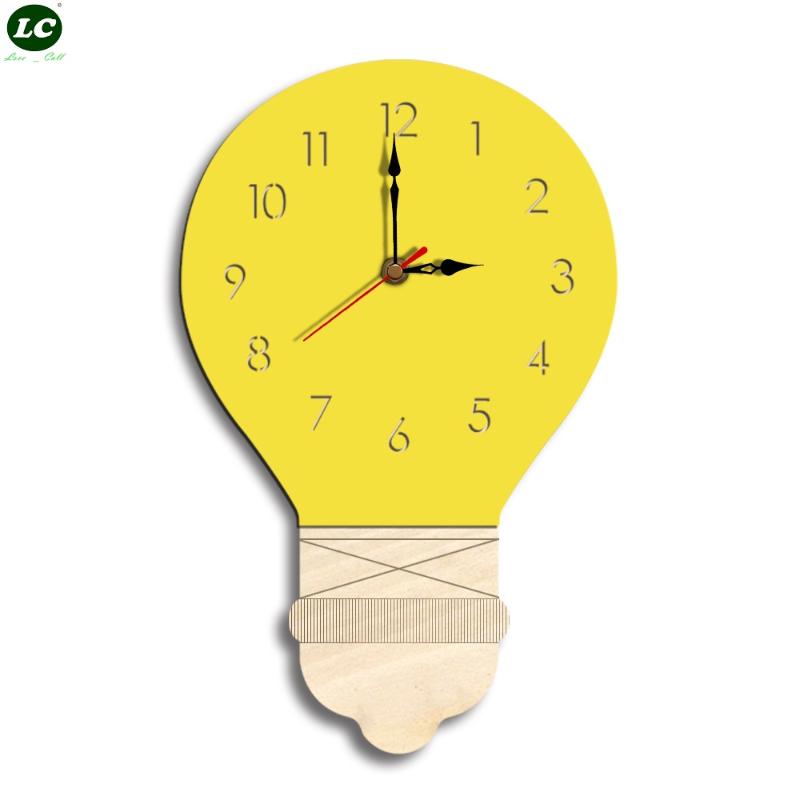 Children's room Quiet Bulb Creative Wall Clock Living Room Home Cartoon Acrylic Watch Clocks Wall Home Decor
Children's room Quiet Bulb Creative Wall Clock Living Room Home Cartoon Acrylic Watch Clocks Wall Home Decor