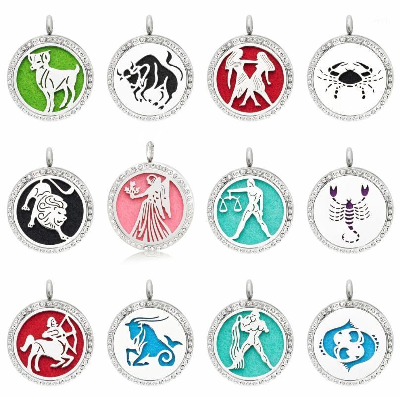 12 star signs 30mm 316L Stainless steel essential oil Locket Magnewist Bling Perfume Difuser Locket pendant Free 10Pads1
12 star signs 30mm 316L Stainless steel essential oil Locket Magnewist Bling Perfume Difuser Locket pendant Free 10Pads1