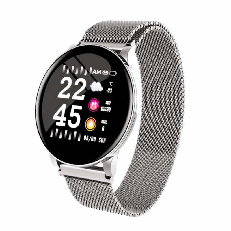 New Smart Watches Men Women BloodPressure ClockRound Stainless Steel Strap IP67 Sport Smartwatch Women Health Smart Bracelet For Android IOS
New Smart Watches Men Women BloodPressure ClockRound Stainless Steel Strap IP67 Sport Smartwatch Women Health Smart Bracelet For Android IOS