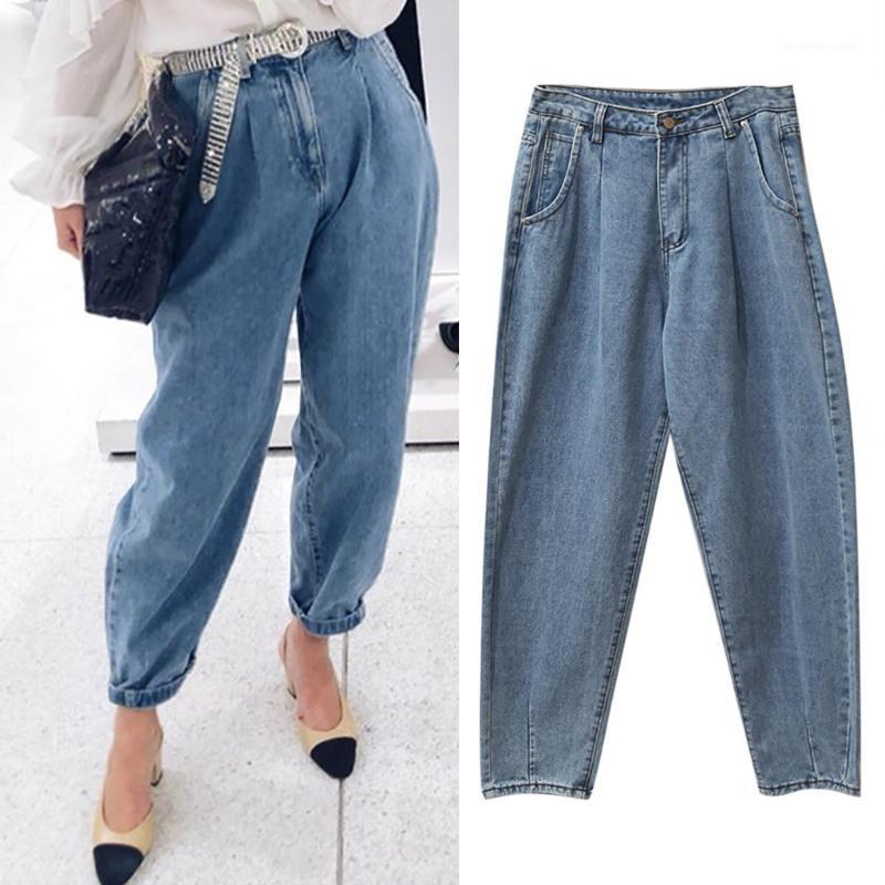 Fashion Womens Solid Colors Casual Pocket High Waist Jeans Denim Harem Pants Loose Female Trousers Plus Size#g31, Blue
Fashion Womens Solid Colors Casual Pocket High Waist Jeans Denim Harem Pants Loose Female Trousers Plus Size#g31, Blue