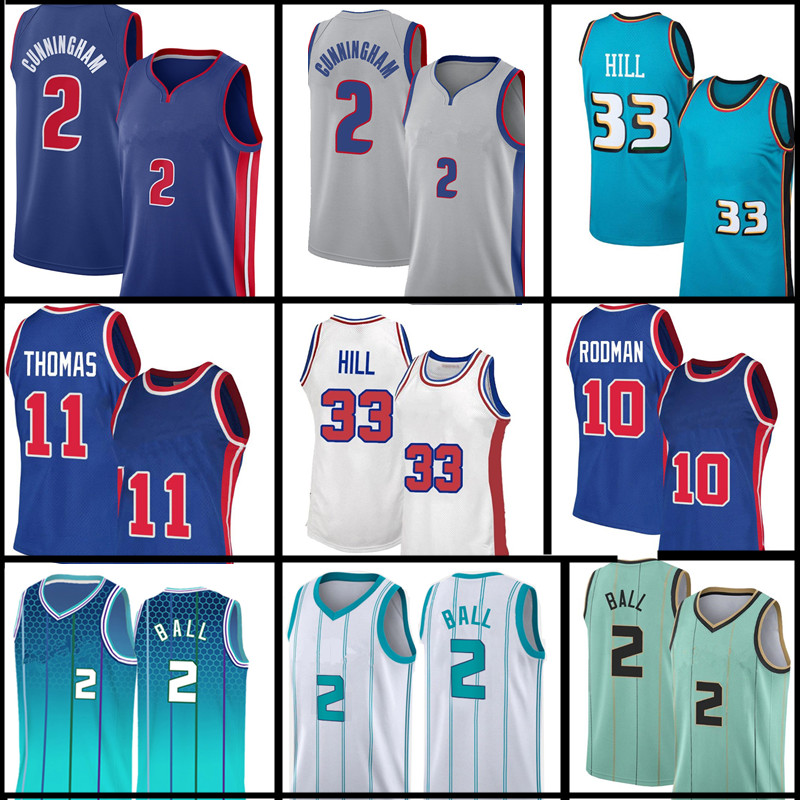 Cade 2 Cunningham Jersey Grant 33 Hill LaMelo 2 Ball Basketball Jerseys Grey Blue White Green Black M L XL Embroidery Logos, New
Cade 2 Cunningham Jersey Grant 33 Hill LaMelo 2 Ball Basketball Jerseys Grey Blue White Green Black M L XL Embroidery Logos, New