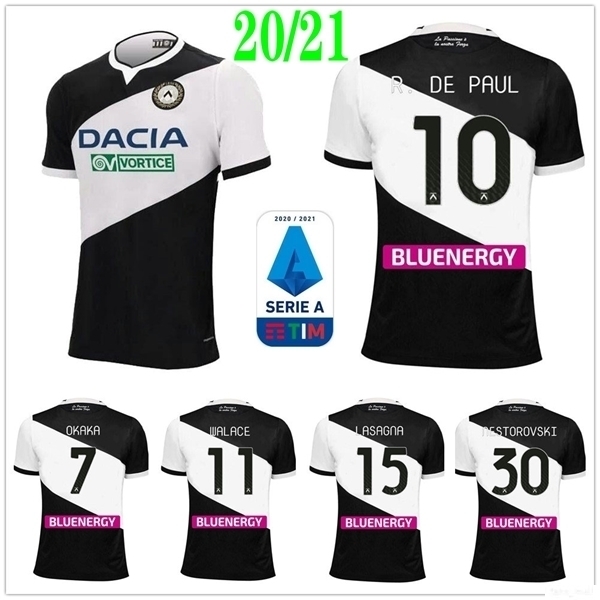 2020 New Udinese Calcio Soccer Jerseys OKAKA LASAGNA DE PAUL CRISTO WALACE NESTOROVSKI Custom Udinese Home Black 20 21 Football Shirt
2020 New Udinese Calcio Soccer Jerseys OKAKA LASAGNA DE PAUL CRISTO WALACE NESTOROVSKI Custom Udinese Home Black 20 21 Football Shirt
