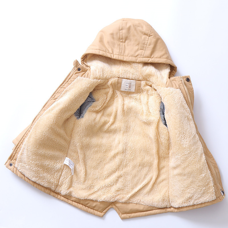 kids Jackets New Arrive boys and Girls winter woolen coats Children Hoodies Warm Outerwear Windbreaker for Bbaby Boys Thick Coat LJ201125