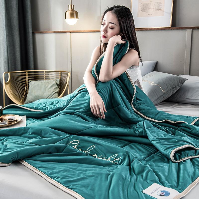 Washed Summer Tencel Air Condition Quilt Solid Colors Embroidery Silky Comfortable Super Soft Summer Bedding Sofa Sleeping Quilt, Pink
Washed Summer Tencel Air Condition Quilt Solid Colors Embroidery Silky Comfortable Super Soft Summer Bedding Sofa Sleeping Quilt, Pink