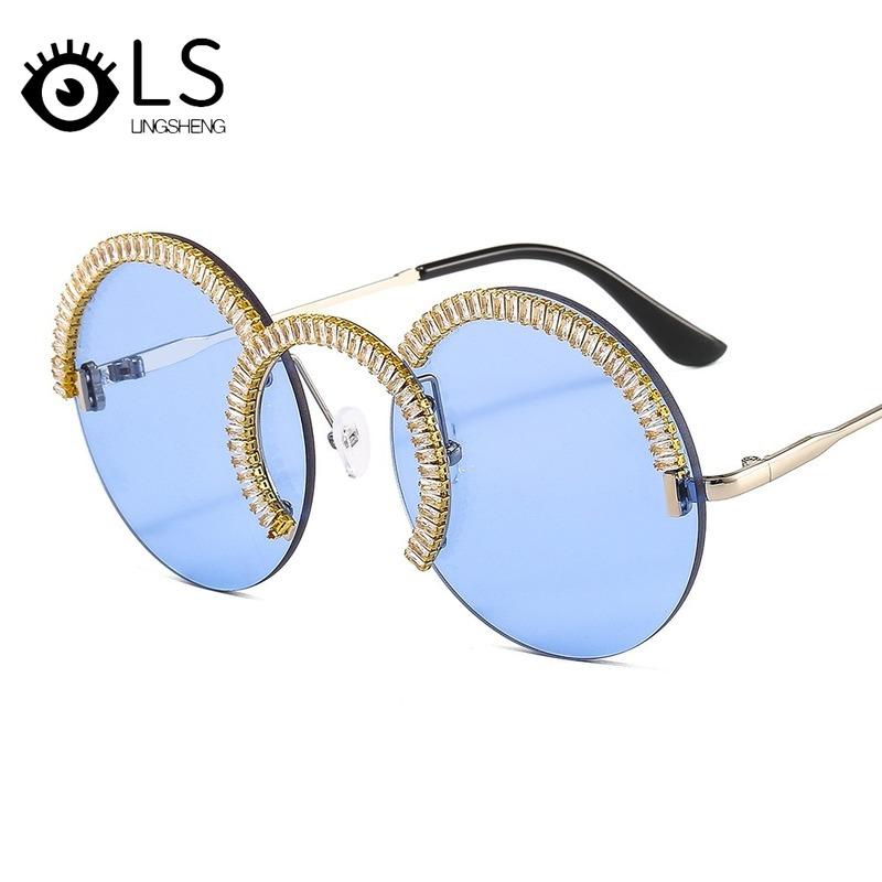 LS Personalized Designer Shades For Women 2021 New Round Diamond Sunglasses Fashion Nose Ring Trend Sunglasses YG046
LS Personalized Designer Shades For Women 2021 New Round Diamond Sunglasses Fashion Nose Ring Trend Sunglasses YG046