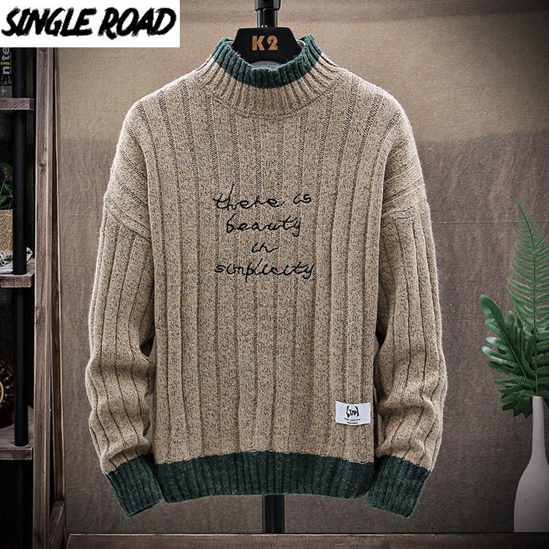 SingleRoad Mens Knitted Sweater Men 2020 Winter Patchwork Sweaters Pullover Jumper Harajuku Korean Causual Khaki Sweater Men, White sweater men
SingleRoad Mens Knitted Sweater Men 2020 Winter Patchwork Sweaters Pullover Jumper Harajuku Korean Causual Khaki Sweater Men, White sweater men