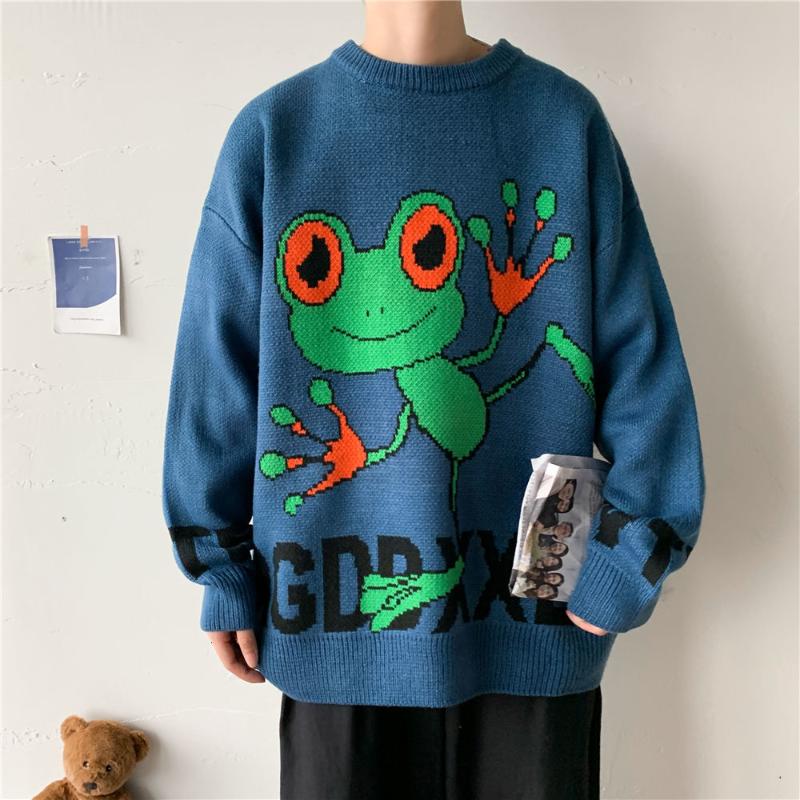 Autumn Winter Men Pullover Casual Sweaters Male Knitted Korean Sweater Carton Mens Fashion New Clothes For Male, Black
Autumn Winter Men Pullover Casual Sweaters Male Knitted Korean Sweater Carton Mens Fashion New Clothes For Male, Black
