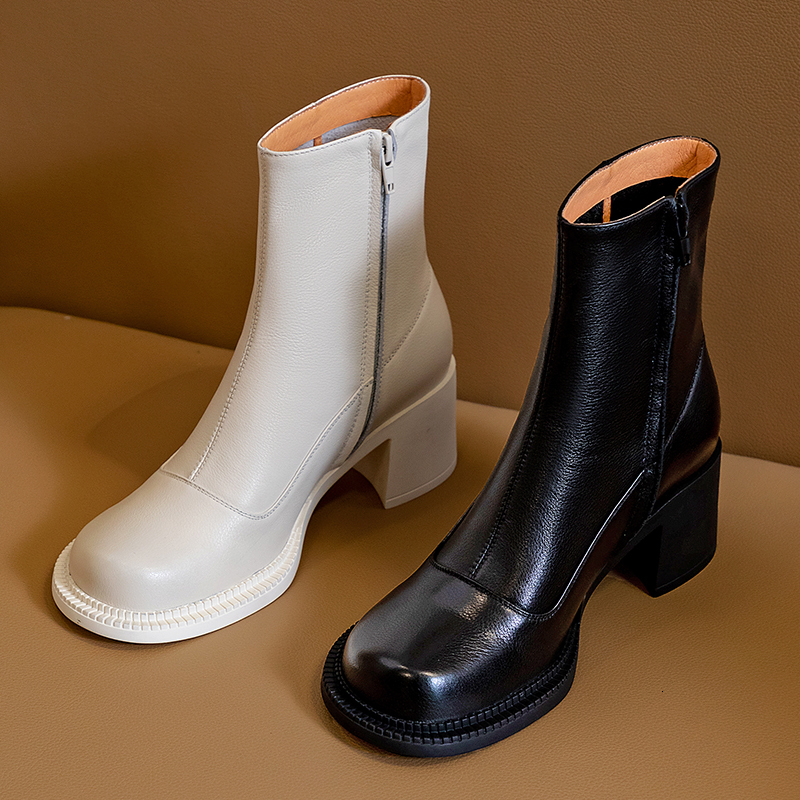 2021 New Genuine Leather Women Ankle Boots Winter Square Toe Thick Heels Pumps Party Office Lady Shoes Woman T464, Beige
2021 New Genuine Leather Women Ankle Boots Winter Square Toe Thick Heels Pumps Party Office Lady Shoes Woman T464, Beige