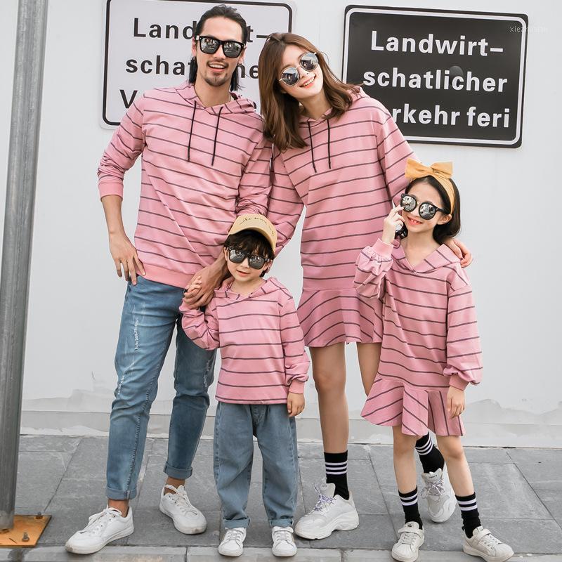 Family Matching Sweatshirt Spring Autumn Mum Daughter Striped Dress Dad Son Causal Hooded Sweatshirts Couples Matching Clothes1, Pink
Family Matching Sweatshirt Spring Autumn Mum Daughter Striped Dress Dad Son Causal Hooded Sweatshirts Couples Matching Clothes1, Pink