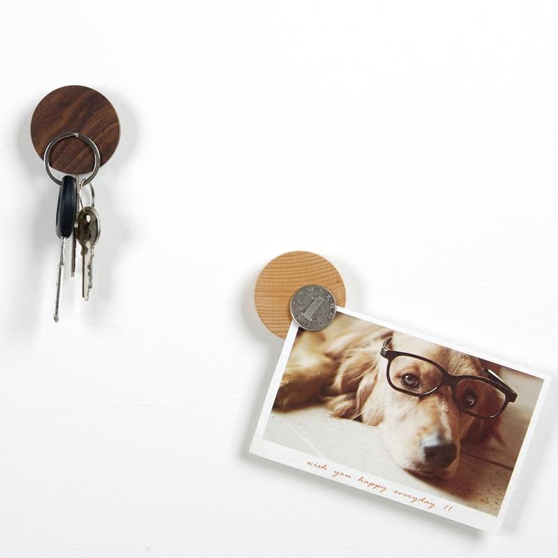 Solid wood key stick hook magnet suction hook no trace strong adhesive simple modern wooden wall storage note stickers
Solid wood key stick hook magnet suction hook no trace strong adhesive simple modern wooden wall storage note stickers