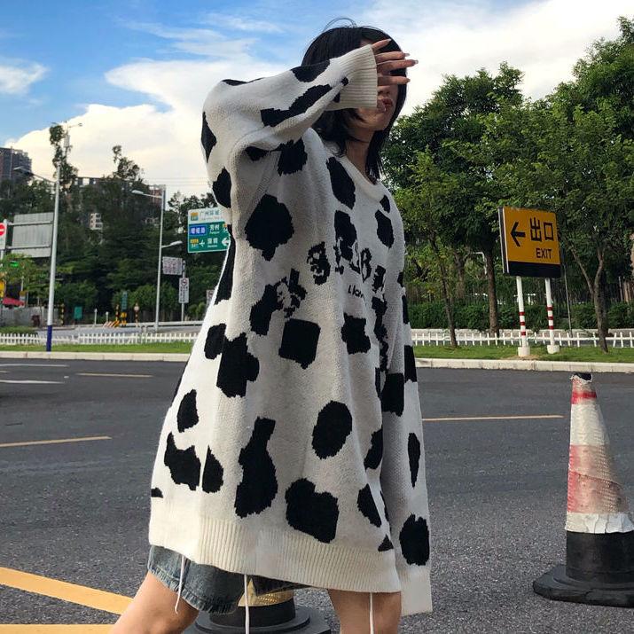 Color Block Thickened round Neck Sweater Female Autumn Winter Loose Pullover Knitting Woman Sweaters Femme Chandails Pull Hiver, Black
Color Block Thickened round Neck Sweater Female Autumn Winter Loose Pullover Knitting Woman Sweaters Femme Chandails Pull Hiver, Black