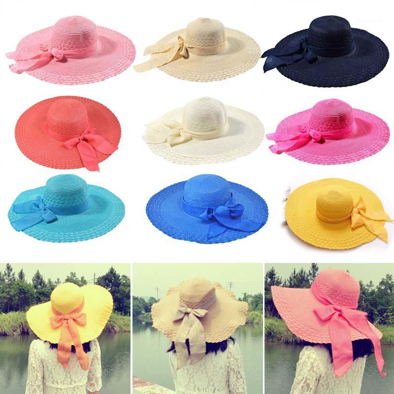 Women Beach Hat Wide Brim Bowknot Round Top Sun Protective Straw Hat for Summer TC211, Royal blue
Women Beach Hat Wide Brim Bowknot Round Top Sun Protective Straw Hat for Summer TC211, Royal blue