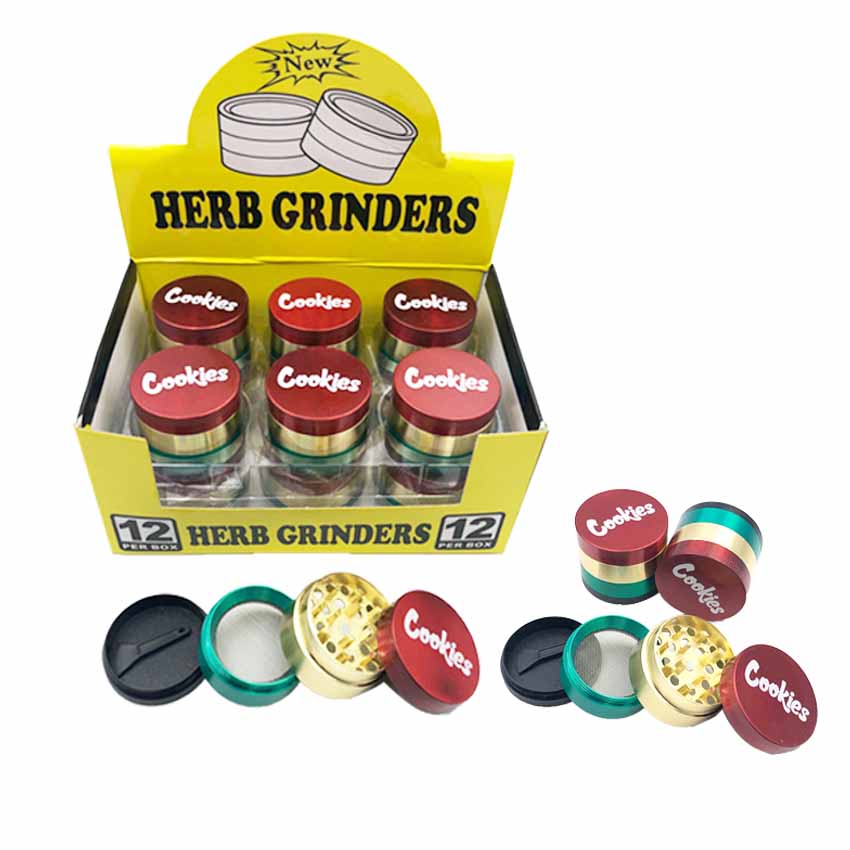 Cookies Grinder California SF Vape Packaging 4 Layers Zinc Alloy Rainbow Herb Grinders 40*35mm Tobacco Accessories Zinc alloy Herb Grinder
Cookies Grinder California SF Vape Packaging 4 Layers Zinc Alloy Rainbow Herb Grinders 40*35mm Tobacco Accessories Zinc alloy Herb Grinder