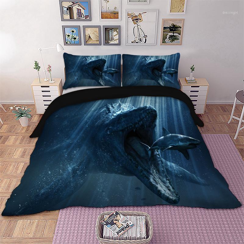 3D Deep sea Dinosaurs Printing Bed Sets Duvet Cover with Pillow Cover 2/3 Pcs Bedding Set US/UK/AU 11 Size1
3D Deep sea Dinosaurs Printing Bed Sets Duvet Cover with Pillow Cover 2/3 Pcs Bedding Set US/UK/AU 11 Size1