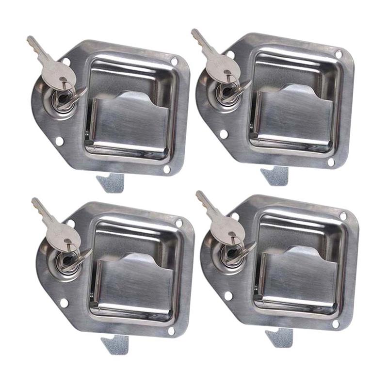 4PCS Trailer Tool Box Lock Heavy-Duty Anti-Theft Paddle Locks Door Paddle Handle Latch for RV Camper Truck Trailer
4PCS Trailer Tool Box Lock Heavy-Duty Anti-Theft Paddle Locks Door Paddle Handle Latch for RV Camper Truck Trailer