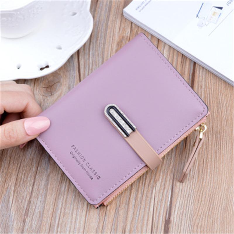 New Ladies Wallet Women Short Zipper Buckle Coin Purse Korean Student Soft Wallet Thin Section Small Fashion
New Ladies Wallet Women Short Zipper Buckle Coin Purse Korean Student Soft Wallet Thin Section Small Fashion