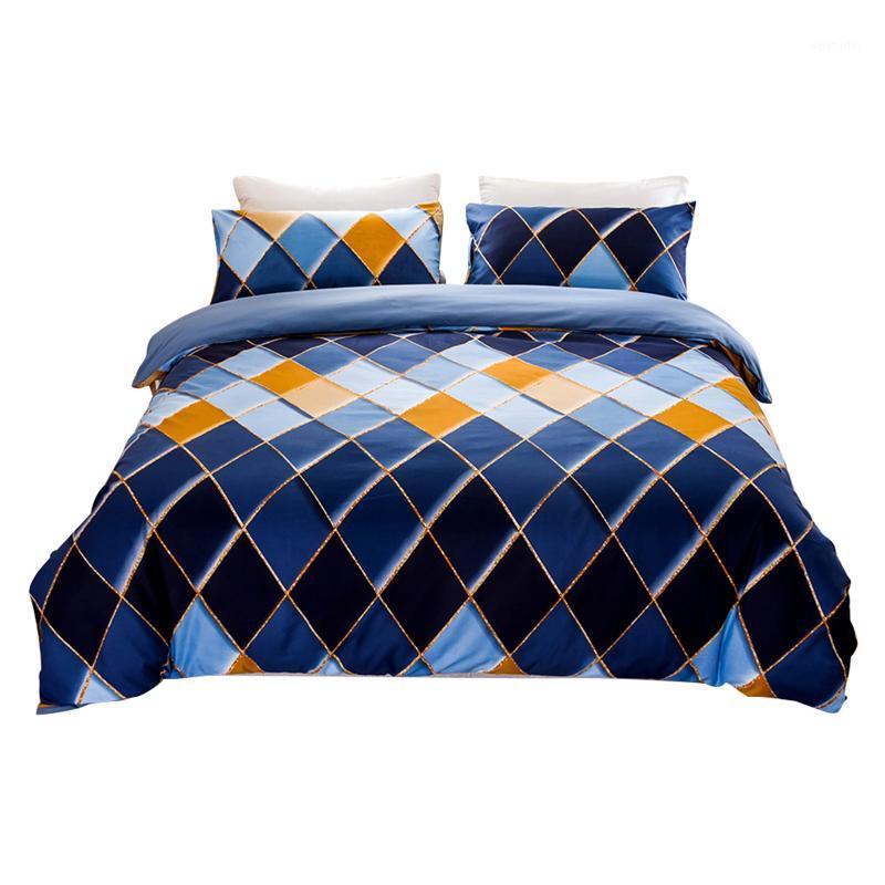 3pcs Fashion Rhombus Print Pillow Cases Quilt Cover Bedding Set Comfortable Non Slip Hotel Home Decor Bedroom Gift Extra Soft1, Blue
3pcs Fashion Rhombus Print Pillow Cases Quilt Cover Bedding Set Comfortable Non Slip Hotel Home Decor Bedroom Gift Extra Soft1, Blue