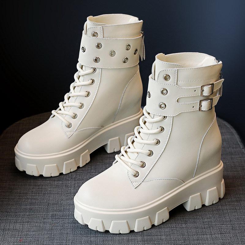 ERRFC Winter Hot Selling Womens Beige Mid Calf Boots Fashion Buckle Strap Inside Height Increasing Trending Leisure Shoes Black
ERRFC Winter Hot Selling Womens Beige Mid Calf Boots Fashion Buckle Strap Inside Height Increasing Trending Leisure Shoes Black