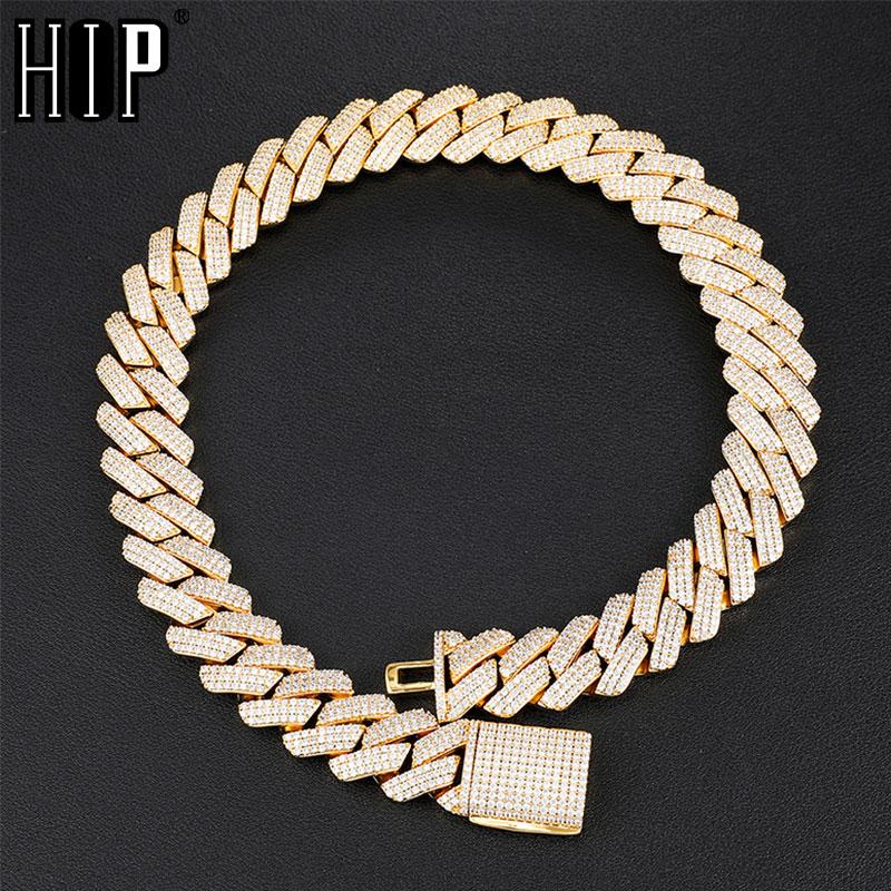 Hip Hop 19MM 3 Row Heavy Cuban Prong Chain Bling Iced Out Box Buckle Copper Setting + CZ Gold Chain For Men Jewelry
Hip Hop 19MM 3 Row Heavy Cuban Prong Chain Bling Iced Out Box Buckle Copper Setting + CZ Gold Chain For Men Jewelry