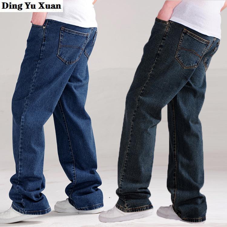 Men's Straight Loose Denim Jeans Trousers Men Wide Leg Jean Homme Plus Big Size 28-44 46 48 Mens Soft Cotton Jeans Relaxed Fit, Blue
Men's Straight Loose Denim Jeans Trousers Men Wide Leg Jean Homme Plus Big Size 28-44 46 48 Mens Soft Cotton Jeans Relaxed Fit, Blue