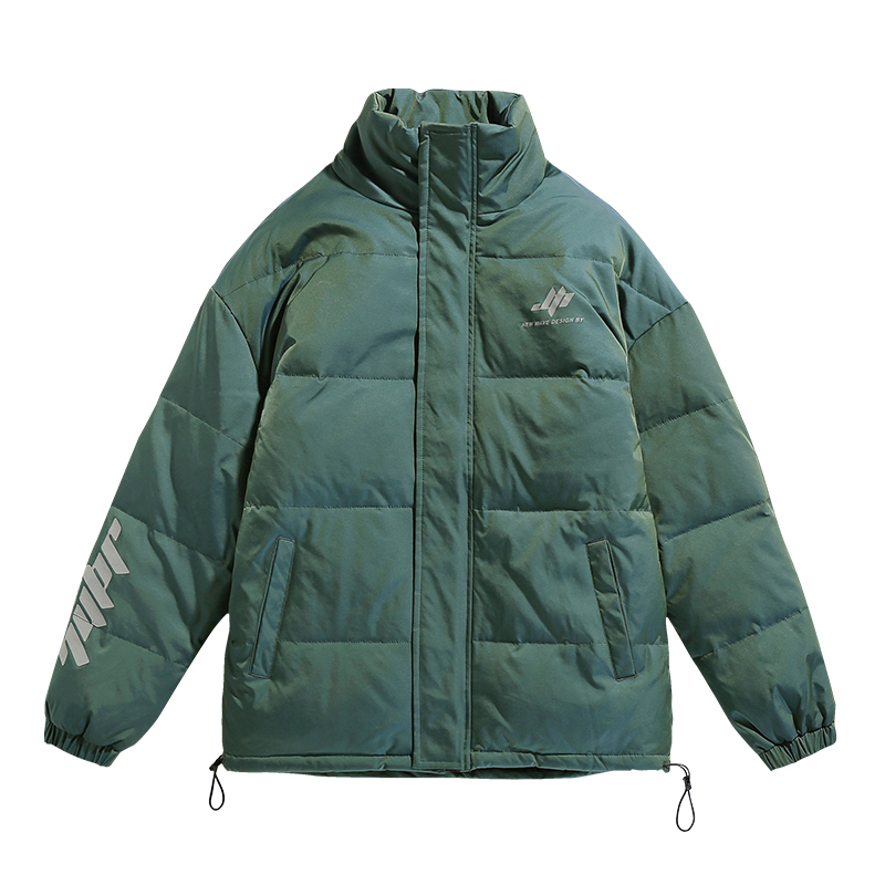 SingleRoad Men's Cotton Padded Jacket Winter Coat Parka Bombers Solid Oversized Windproof Hip Hop Streetwear Jacket For Men 201127
