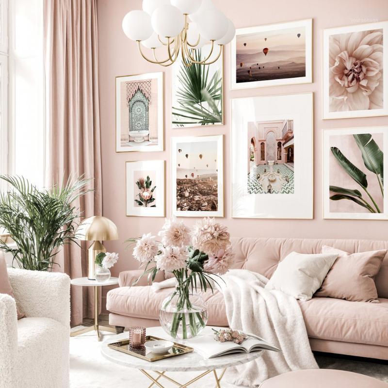 Pink Style Flower Poster Green Leaves Canvas Art Print Morocco Door Modern Wall Art Pictures for Living Room Decor1
Pink Style Flower Poster Green Leaves Canvas Art Print Morocco Door Modern Wall Art Pictures for Living Room Decor1