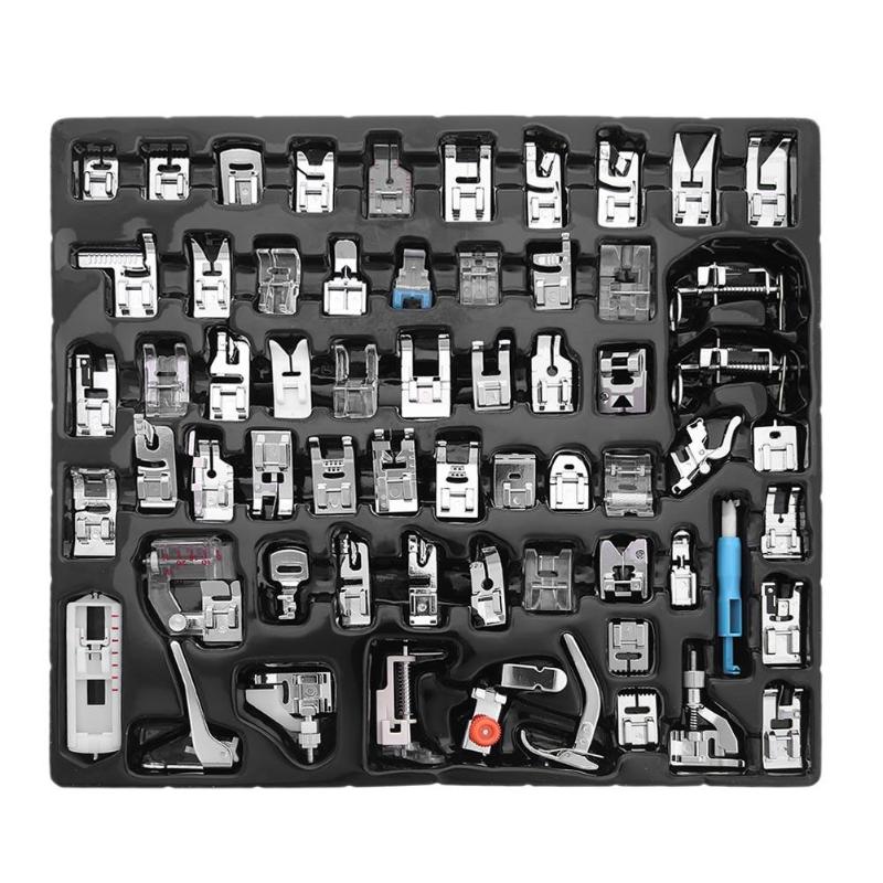 62/52/45/35/3 pcs Multi-functional Domestic Sewing Machine Presser Feet Set Accessories Kit Braiding Blind Stitch Over Lock
62/52/45/35/3 pcs Multi-functional Domestic Sewing Machine Presser Feet Set Accessories Kit Braiding Blind Stitch Over Lock