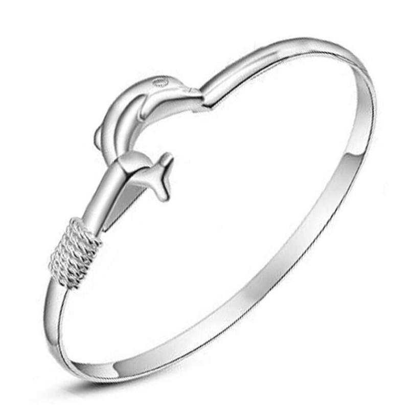 Tennis Korean Style Silver Color Dolphin Bracelet For Women Punk Lady Party Accessories Romantic Valentine's Day Gift
Tennis Korean Style Silver Color Dolphin Bracelet For Women Punk Lady Party Accessories Romantic Valentine's Day Gift