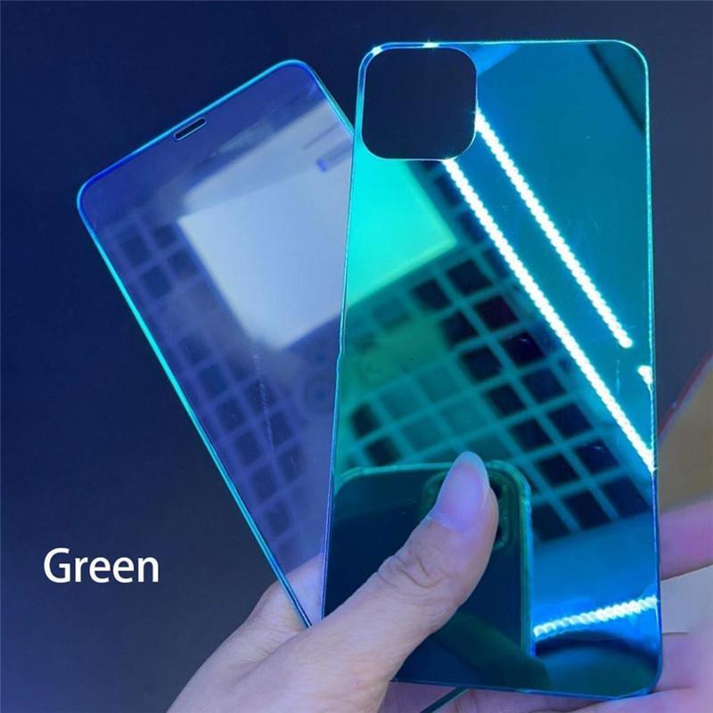 Electroplating Mirror Color Front and Back Tempered Glass Screen Protector for iphone 12 mini iphone 12 11 pro max opp bag
Electroplating Mirror Color Front and Back Tempered Glass Screen Protector for iphone 12 mini iphone 12 11 pro max opp bag
