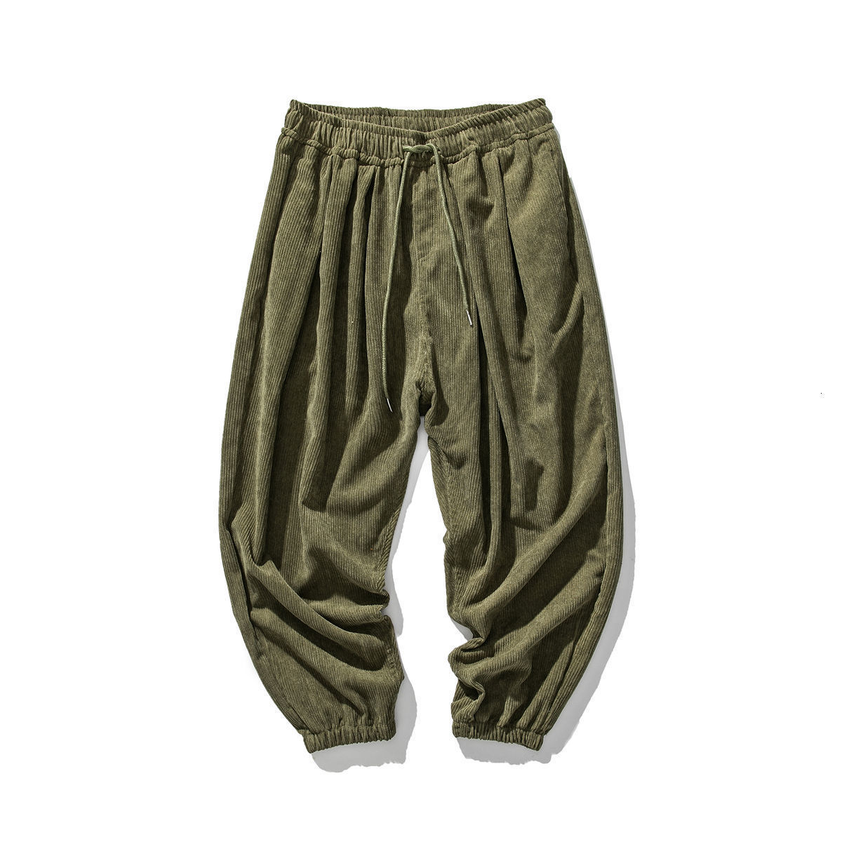 MrGoldenBowl Autumn Mens Pants Japanese Style Trousers Straight Harem Pants Korean Man Loose AnkleLength Trousers 201110