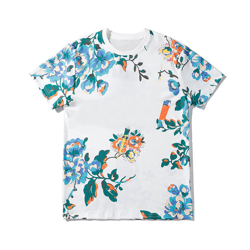 Street Fashion Mens T Shirt 2020 Flower Polos Short Sleeve T Shirts Men and Women Couples Style High Quality Hip Hop pullover Tee, White
Street Fashion Mens T Shirt 2020 Flower Polos Short Sleeve T Shirts Men and Women Couples Style High Quality Hip Hop pullover Tee, White