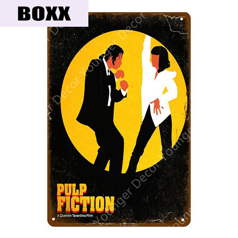 2021 Funny Classic Movie Wall Poster Pulp Fiction Wall Sticker Vintage Metal Signs Bar Pub Cafe Home Room Decor Iron Art Painting 294O
2021 Funny Classic Movie Wall Poster Pulp Fiction Wall Sticker Vintage Metal Signs Bar Pub Cafe Home Room Decor Iron Art Painting 294O