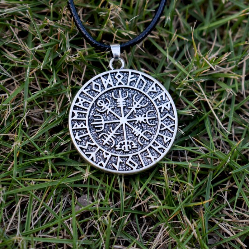 12pcs Viking Icelandic Vegvisir Helmet Horror In Runic Circle Pendant Magical Staves Compass Rune Amulet
12pcs Viking Icelandic Vegvisir Helmet Horror In Runic Circle Pendant Magical Staves Compass Rune Amulet