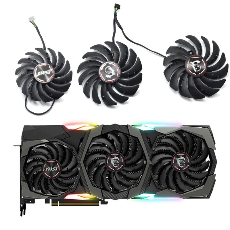 NEW PLD09210B12HH PLD10010B12HH RTX 2080 Graphic Cooler fan for MSI Geforce RTX 2080 2080Ti 2070 Super Gaming X Trio Video Card
NEW PLD09210B12HH PLD10010B12HH RTX 2080 Graphic Cooler fan for MSI Geforce RTX 2080 2080Ti 2070 Super Gaming X Trio Video Card