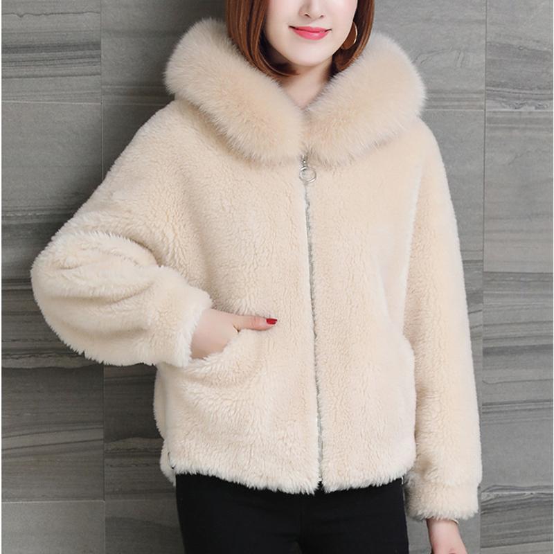 Lucyever Women Faux Fur Short Coat Winter Warm Long Sleeve Fashion Hooded Jacket Casual Zipper Solid Pocket Plus Size Outwear, Beige
Lucyever Women Faux Fur Short Coat Winter Warm Long Sleeve Fashion Hooded Jacket Casual Zipper Solid Pocket Plus Size Outwear, Beige