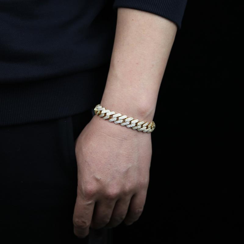 Iced Out Bracelet Cuban Link Chain Miami Prong Mens Hiphop Jewelry 2 Row Full 5A Cubic Zirconia Bling Punk Bracelet High Quality
Iced Out Bracelet Cuban Link Chain Miami Prong Mens Hiphop Jewelry 2 Row Full 5A Cubic Zirconia Bling Punk Bracelet High Quality