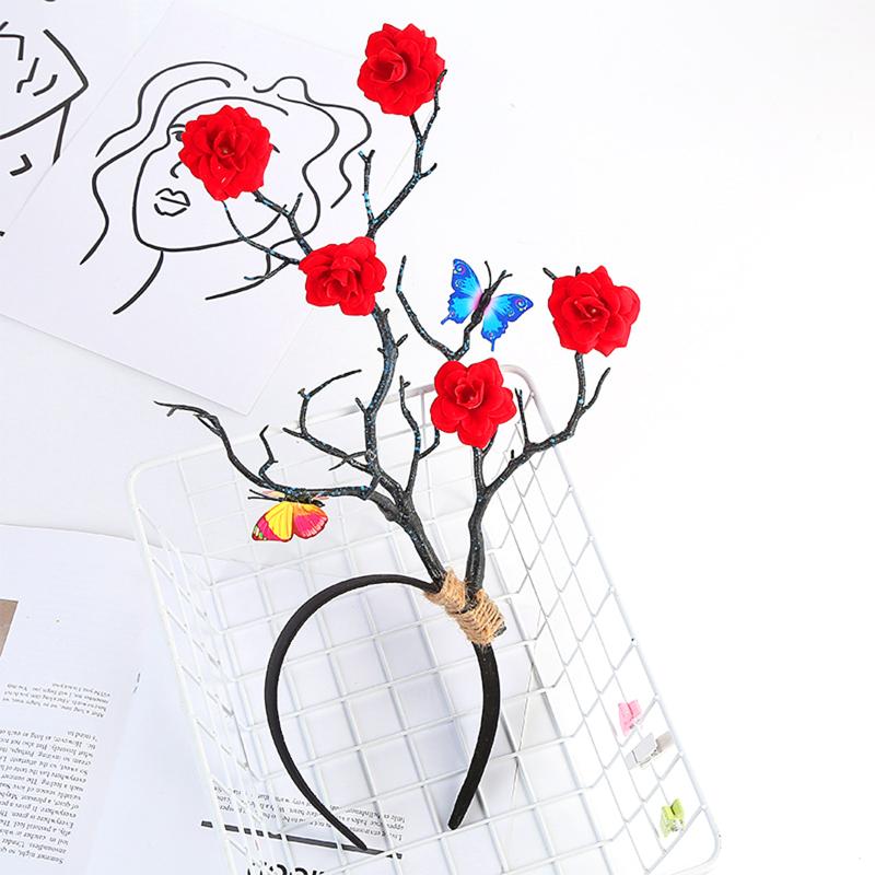 Women Girls Christmas Fairy Tale Flower Headband Retro Tree Branch Deer Ears Antler Hair Hoop Crown Festival Party Props
Women Girls Christmas Fairy Tale Flower Headband Retro Tree Branch Deer Ears Antler Hair Hoop Crown Festival Party Props