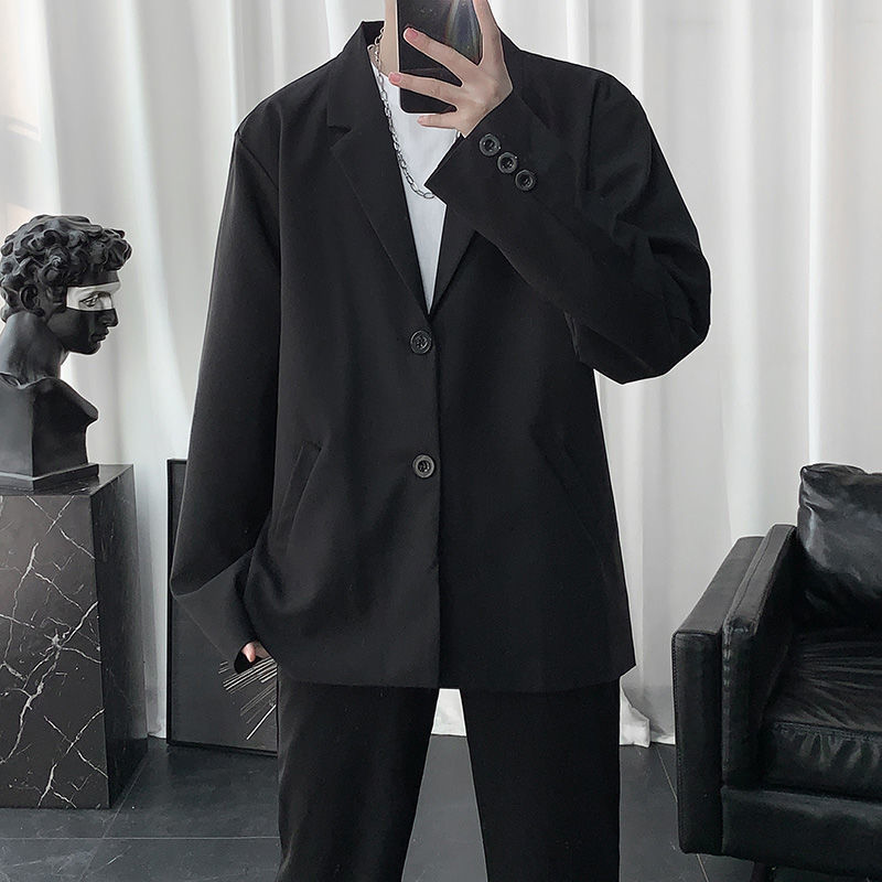 Suits 2021 Masculine Spring New Student Suit Mark Wild Fashion Young Clothes FA29, Black
Suits 2021 Masculine Spring New Student Suit Mark Wild Fashion Young Clothes FA29, Black