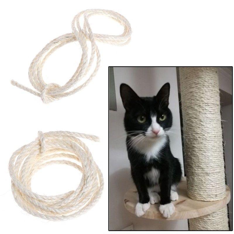 DIY 5M Cat Natural Sisal Rope for Scratching Post Tree Replacement Rope for Repairing Recovering or DIY Scratcher
DIY 5M Cat Natural Sisal Rope for Scratching Post Tree Replacement Rope for Repairing Recovering or DIY Scratcher
