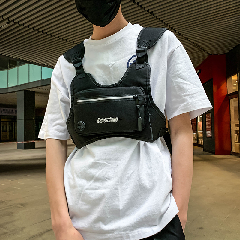 Chest Rig Bag For Women Hip Hop Ms Streetwear Waist Bags Tactical Vest Female Tactical Chest Pack Casual Fanny Pack Phone Pocket 201118