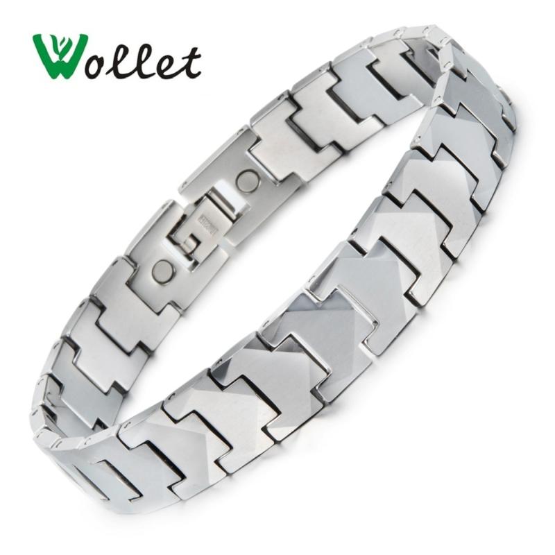 Wollet Jewelry Healing Energy Tungsten Magnetic Bracelet Bangle for Men Silver Metallic Color Magnet
Wollet Jewelry Healing Energy Tungsten Magnetic Bracelet Bangle for Men Silver Metallic Color Magnet